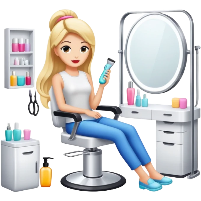 beauty salon emoji
