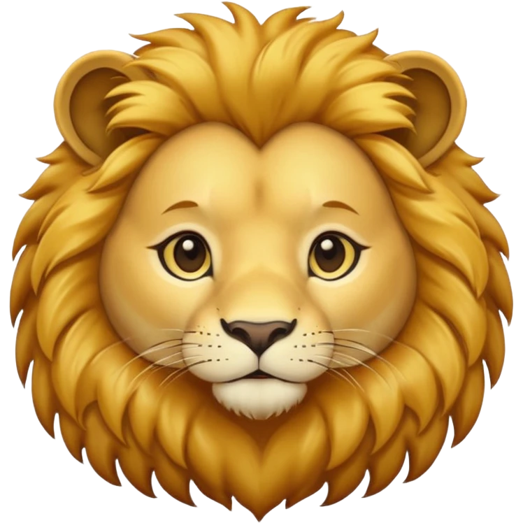 lion in love emoji