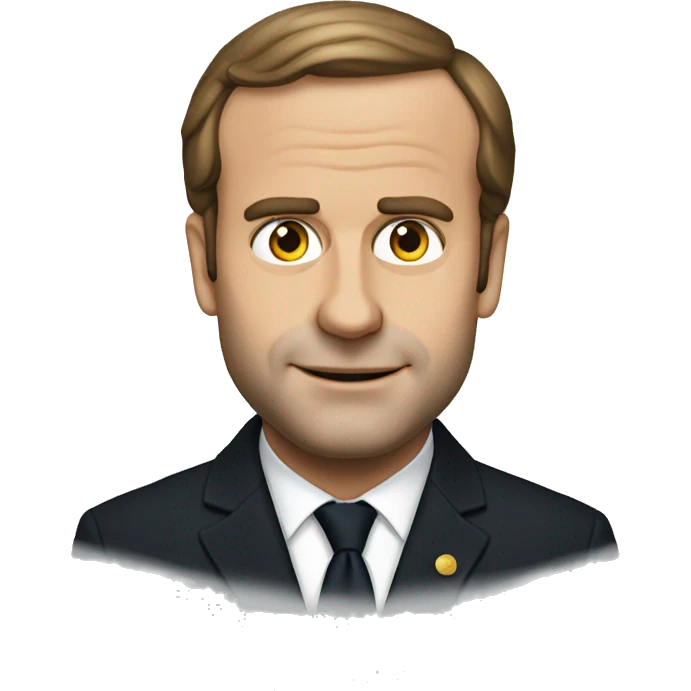 Glucksmann disguised as Macron  emoji
