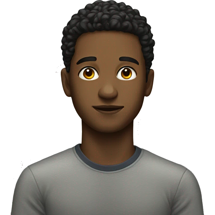 portrait of a young man emoji