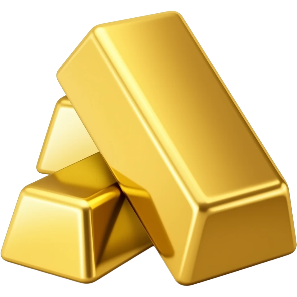 barras de oro emoji