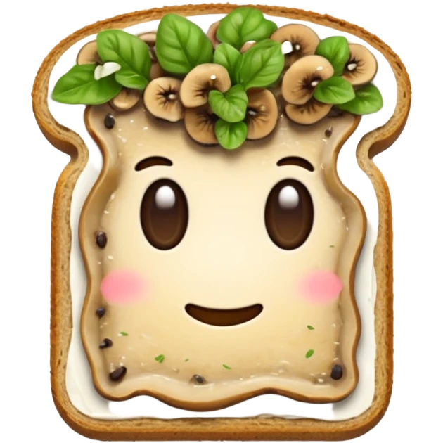 mushroom toast emoji