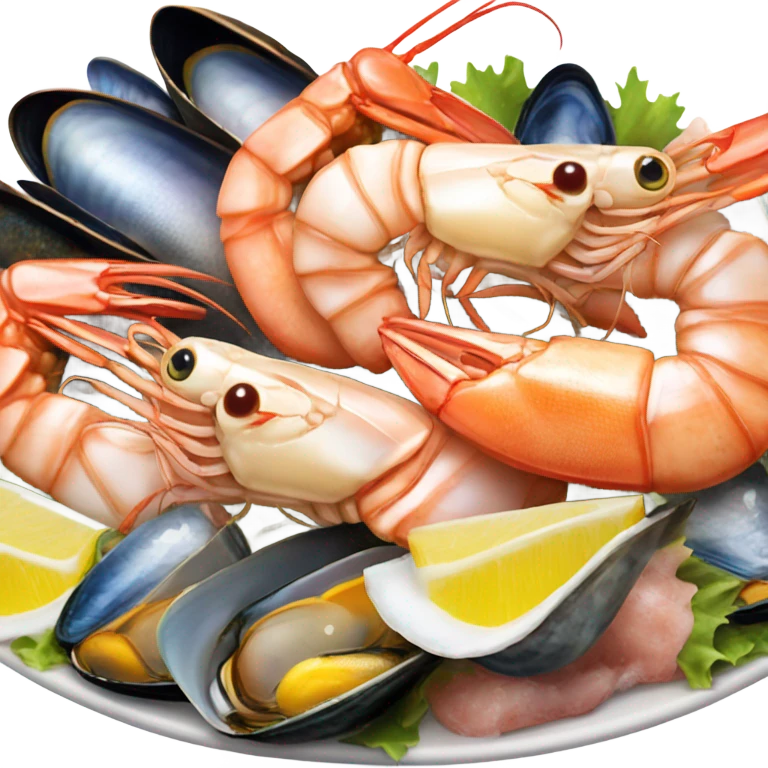Yummy seafood  emoji