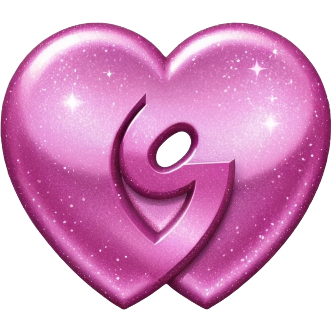 glitter pink simbolo Douyin emoji