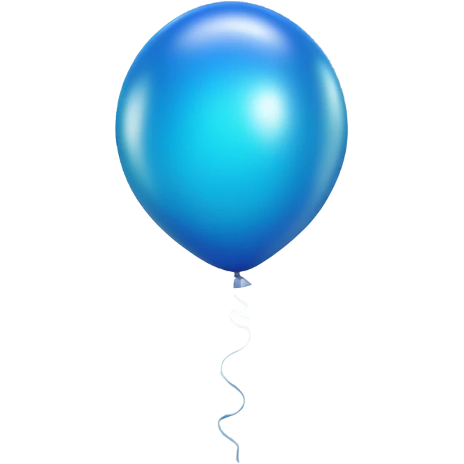 blue balloon emoji