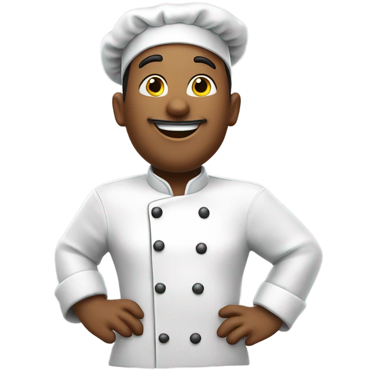 Chef blowing a kiss emoji