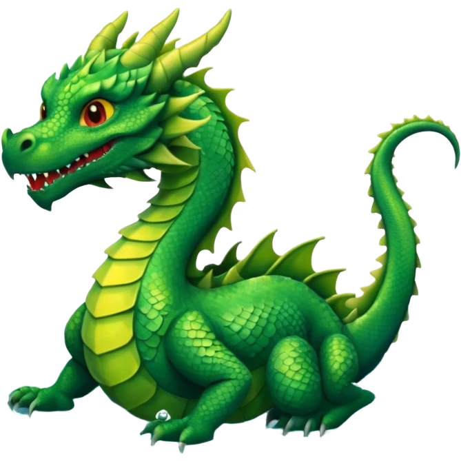 dragon in the waterrrrr emoji