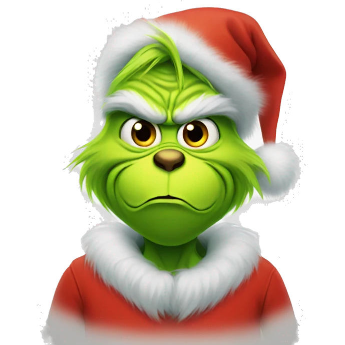 cartoon grinch emoji