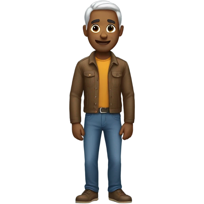 A man doing the griddy  emoji