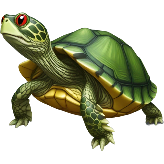 Red-Eared Slider turtle terrapin emoji
