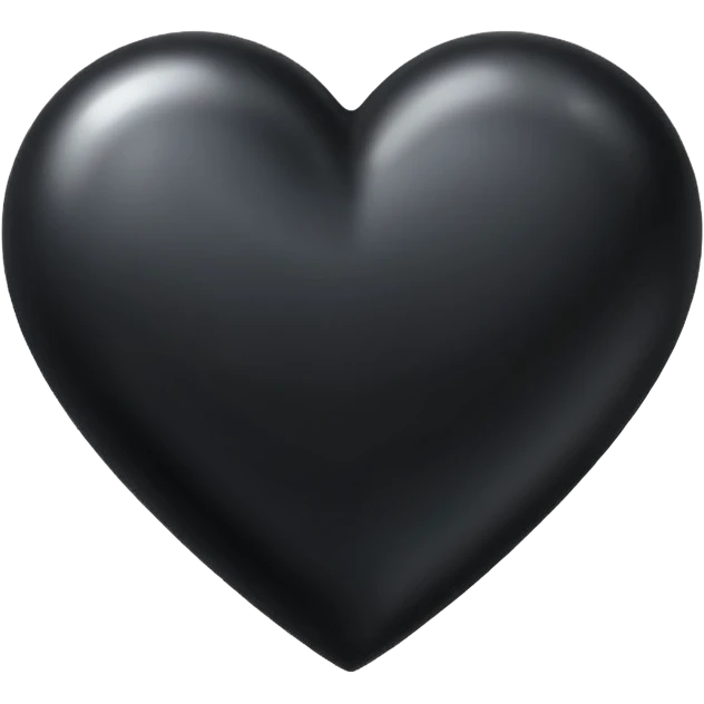 Corazón  negro emoji