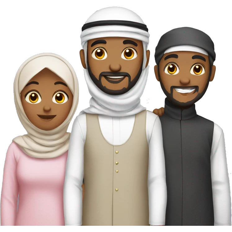 Muslim family emoji