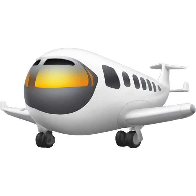 Plane with sunglasses  emoji
