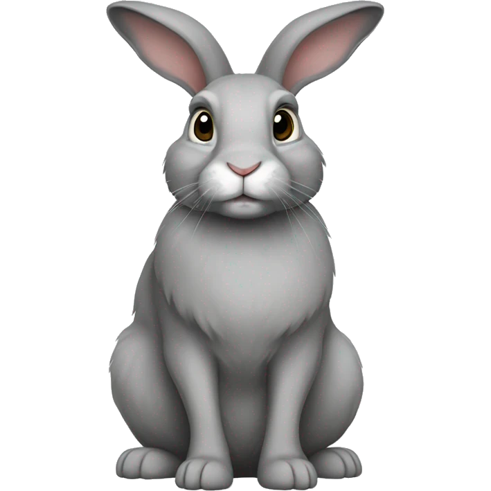 rabbit-lopear-grey-fullbody-lop emoji