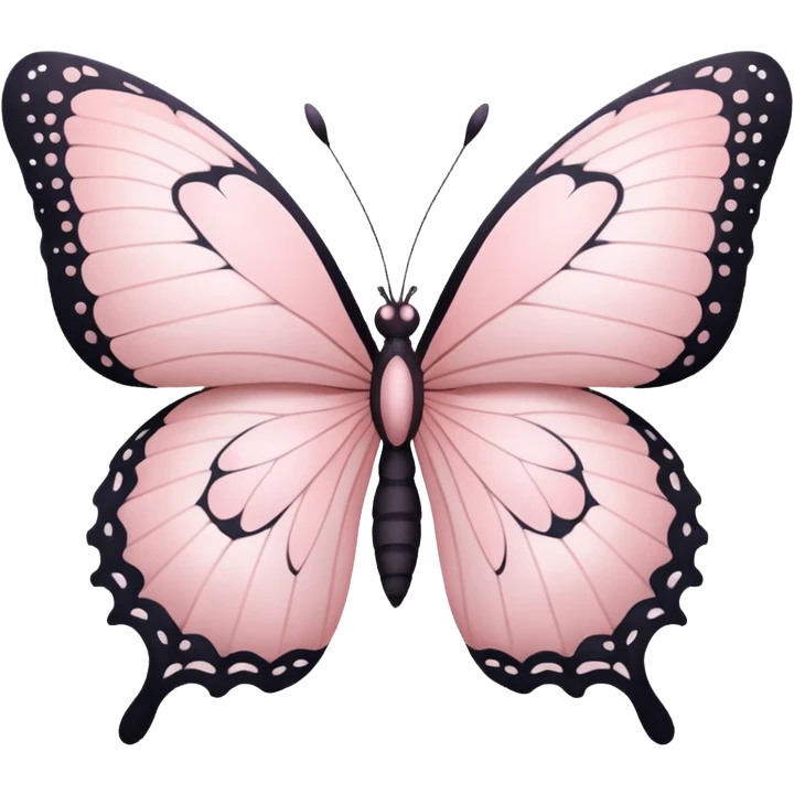Pale Pink butterfly  emoji