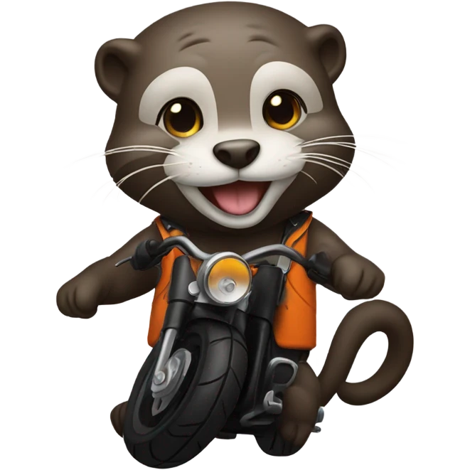 Harley Davidson Otter  emoji