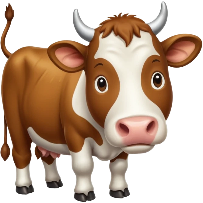 Vache montbéliarde  emoji