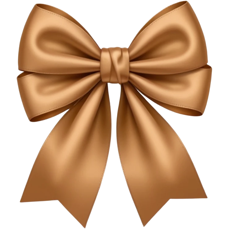 Light brown bow emoji