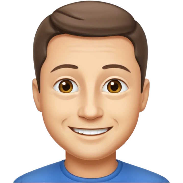 Zelenski wobbly head emoji