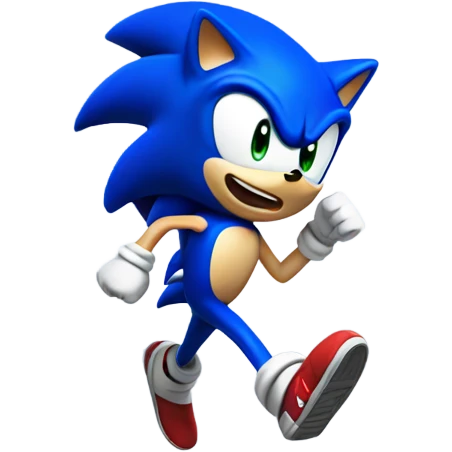 Sonic Running emoji