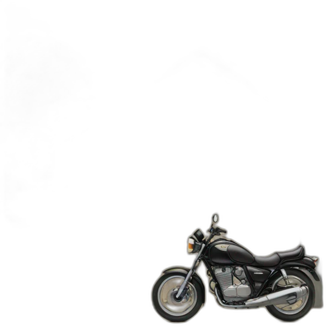 shed with a motorbike in it emoji