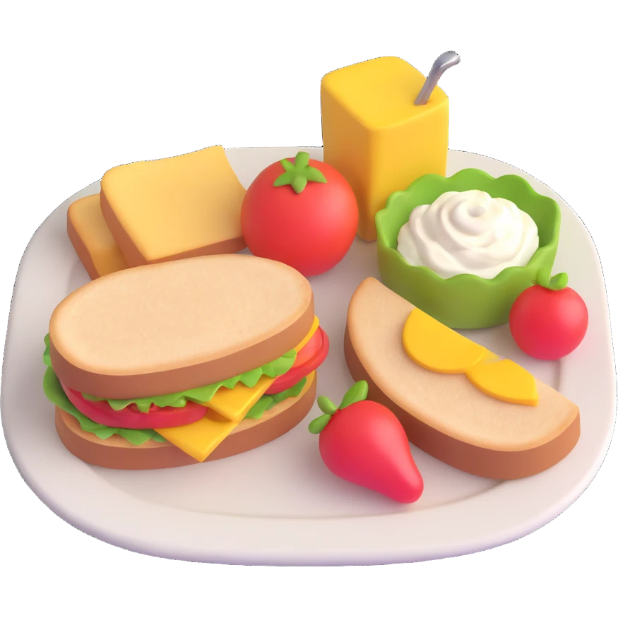 lunch emoji