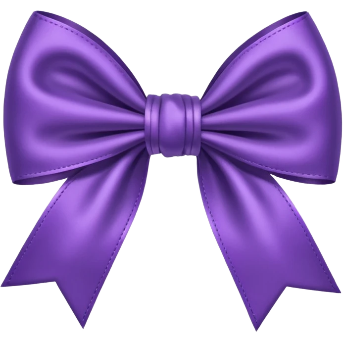 🥹purple bow emoji