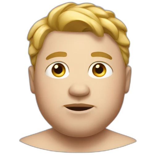 a strong fat boy emoji