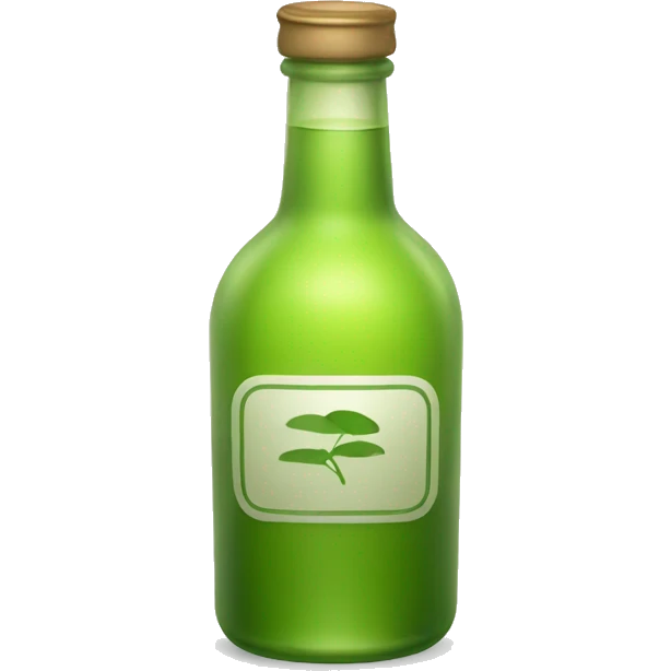 Green Chartreuse bottle emoji