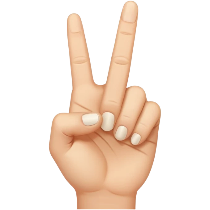 A hand with middle finger down emoji