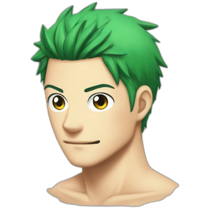 zoro Roronoa Green Hair timeskip emoji