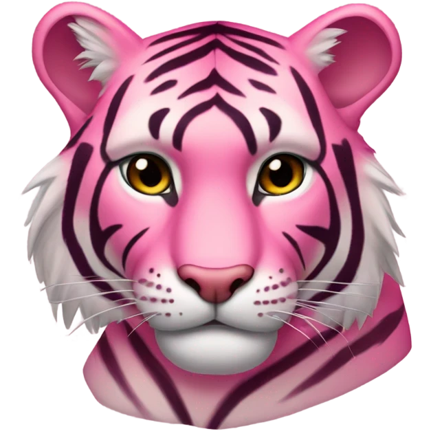 Pink tiger  emoji