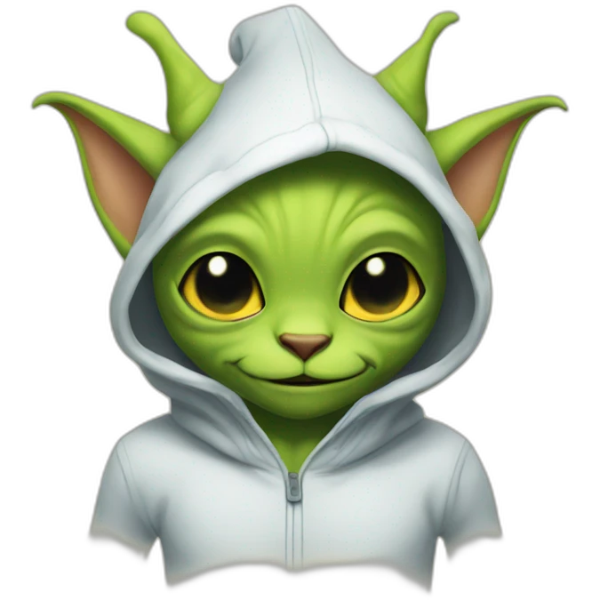 goblin in cat onesie emoji
