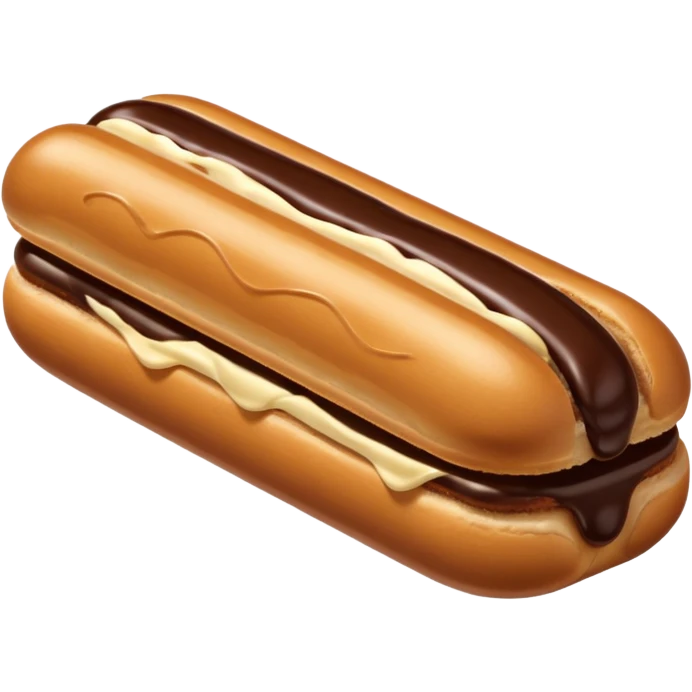 Éclair au café emoji