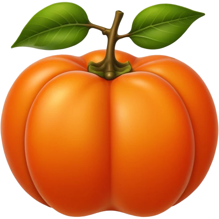 persimmon emoji