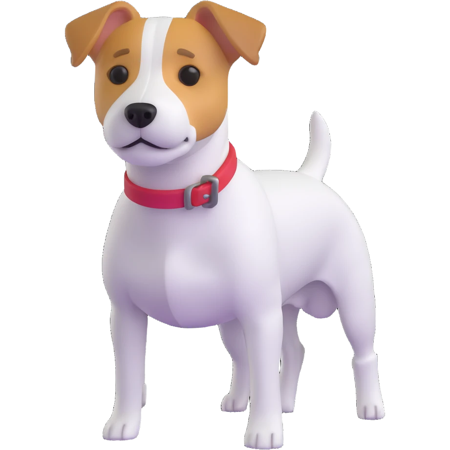 Jack Russell Terrier dog emoji