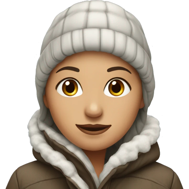 Woman In winter ￼ emoji