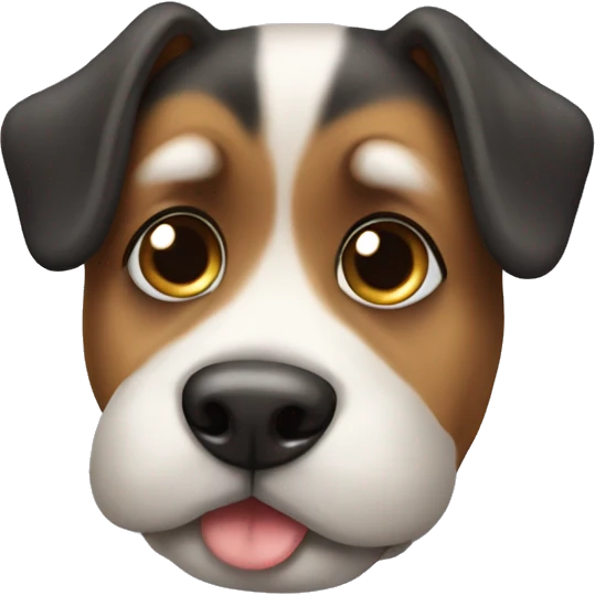 Cute dog emoji
