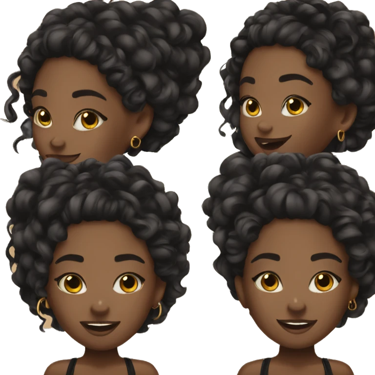 Boujee black girl emojis emoji
