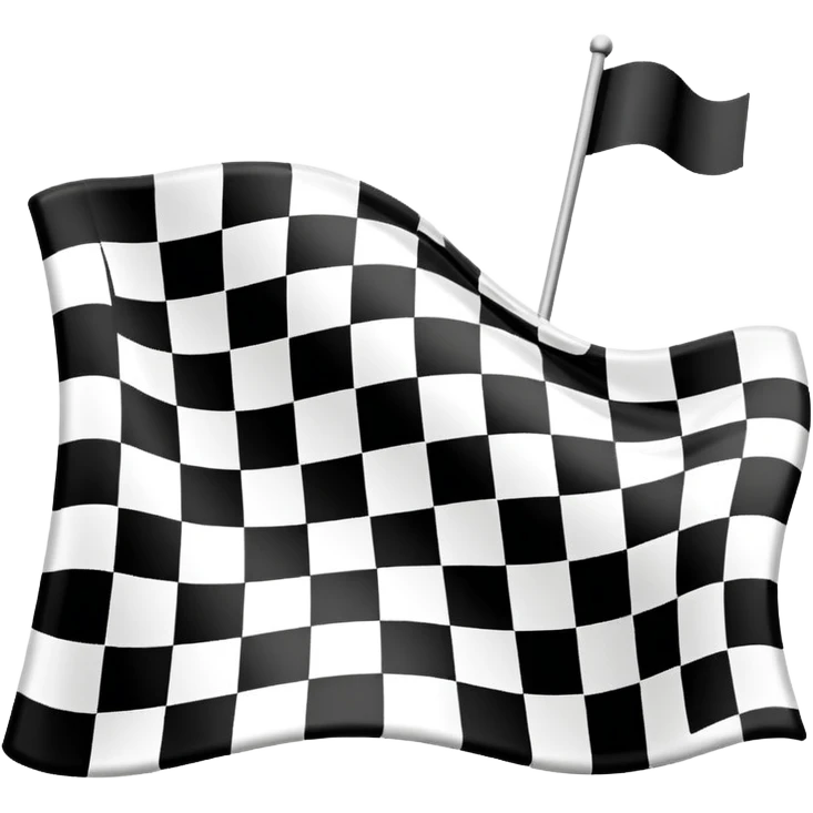 fiish line with checkered flag emoji