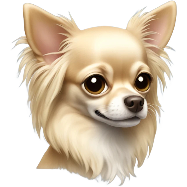 Chihuahua Longhair Cream emoji