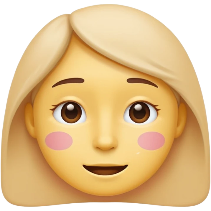 minimal flat emoji style,
soft rounded shapes,
gentle facial expression,
no sharp edges,
no exaggerated cartoon emotion,
pastel color palette,
slightly desaturated,
modern health app aesthetic,
high emotional clarity,
no text, no background,
transparent background,
1:1 square,
SVG / vector friendly emoji