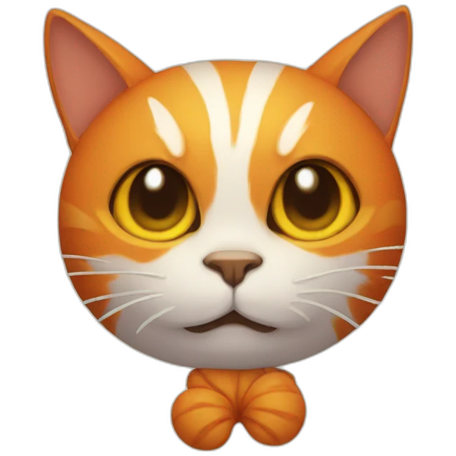 Pumpkin cat emoji