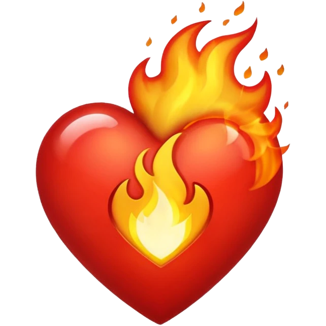 fire heart emoji emoji