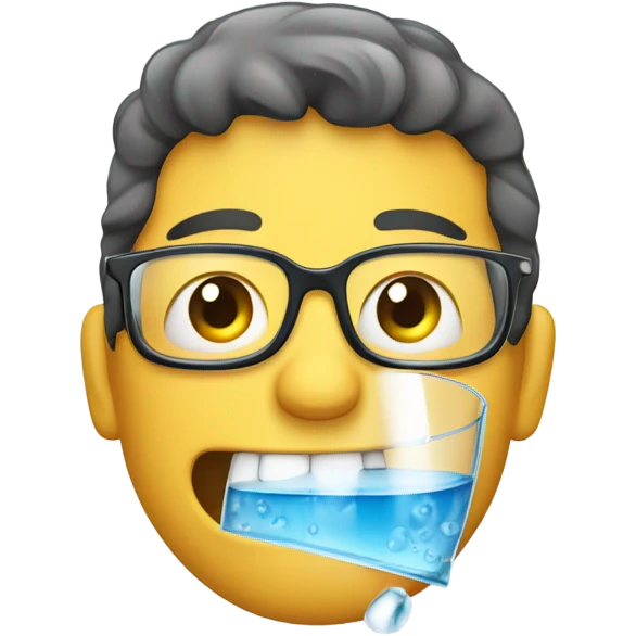 Drinking water emoji
