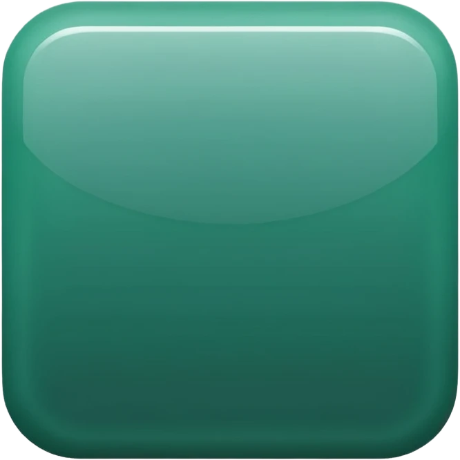 Blank dark Jade style rounded square icon button emoji