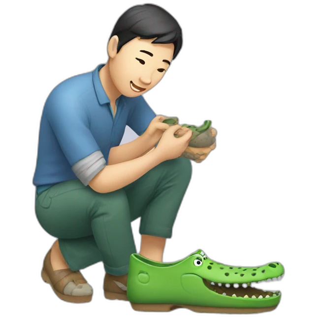 chinese making crocs emoji