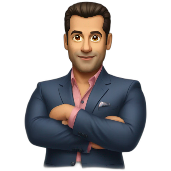 Salman Khan in blazer emoji