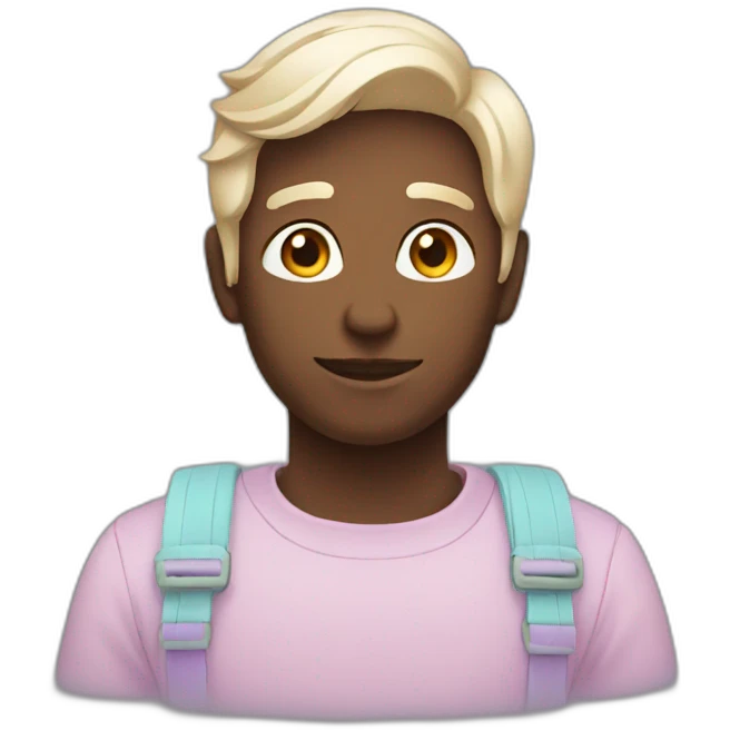 Follow pastel color emoji
