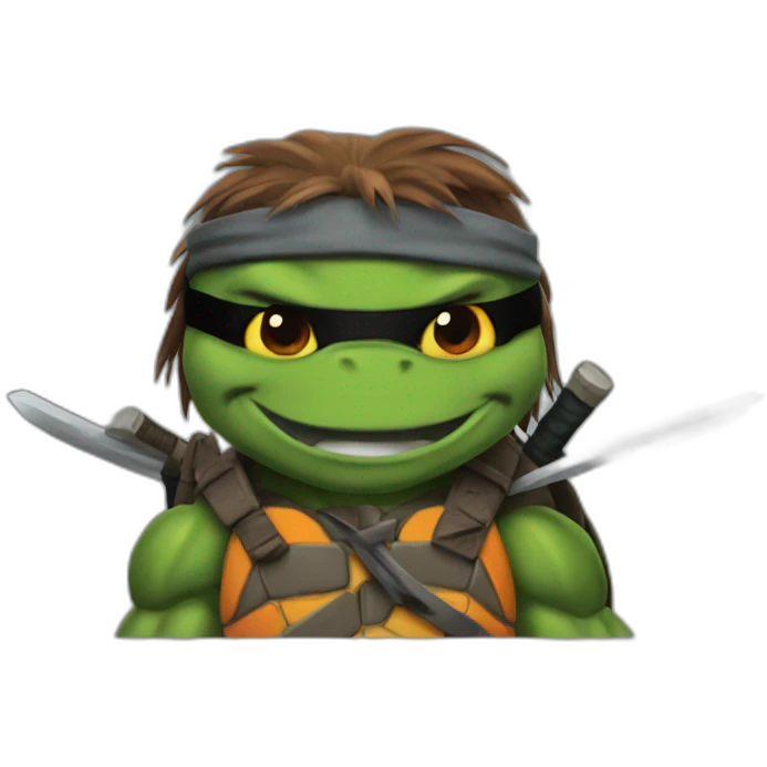 TMNT Ronin Mikey emoji